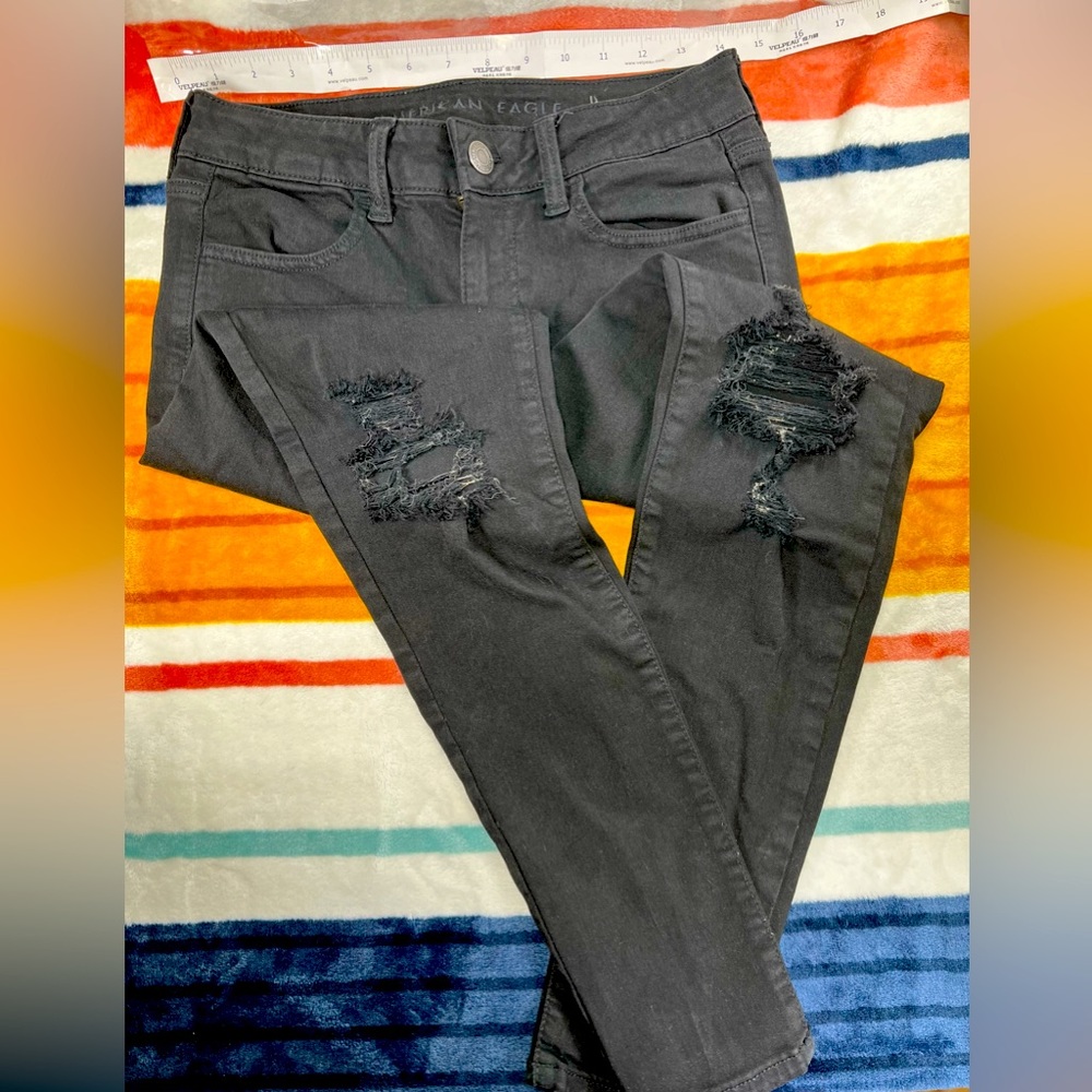 🌺AEO Live Your Life American Eagle
Ne(x)t Level Stretch Black Jegging🌸🌺